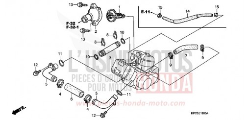 WATER HOSE XL125V7 de 2007